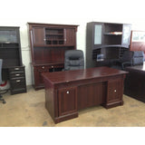 Sauder Outlet Palladia Collection Executive Desk, Select Cherry