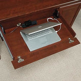 (Scratch & Dent) Sauder Heritage Hill Computer Credenza With Laptop Drawer And Power Strip, 30 1/8"H x 59 1/8"W x 20 1/2"D, Classic Cherry