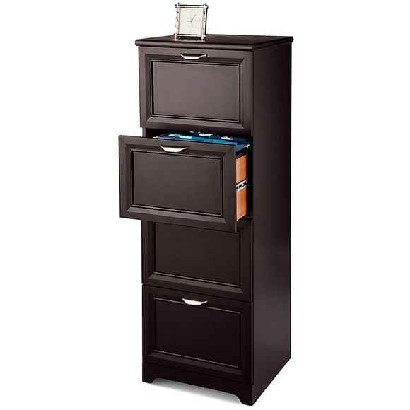(Scratch & Dent) Realspace Outlet Magellan Collection 4-Drawer Vertical File Cabinet, 54