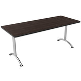 WorkPro Outlet Flex Collection Long Rectangle Table Top, 72"W x 30"D, Espresso