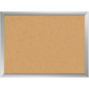 Office Depot Brand Premium Cork Board, 36" x 60", Aluminum Frame Item # 1388449