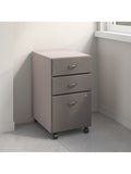 Bush Business Furniture Office Advantage 3 Drawer Mobile File Cabinet, Pewter/Pewter, Standard Delivery