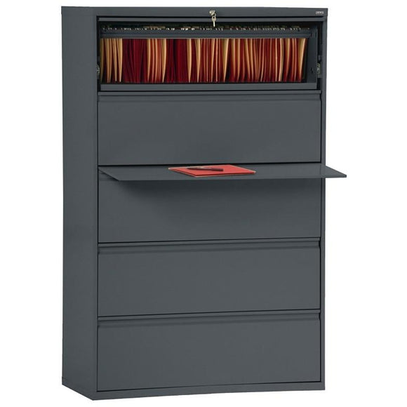 (Scratch & Dent) Sandusky Outlet 800 Series Steel Lateral File Cabinet, 5-Drawers, 66 3/8