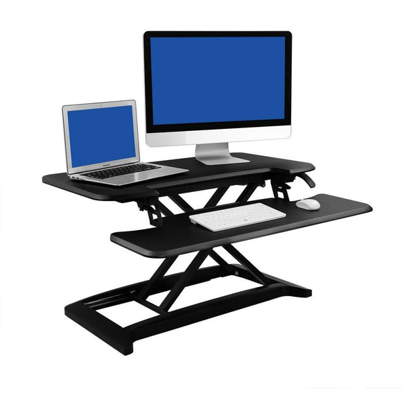 FlexiSpot Outlet AlcoveRiser Sit-To-Stand Desk Converter, 35
