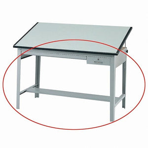 Safco Outlet Precision Drafting Table Base, 35-1/2"H x 56-3/8"W x 30-1/2"D, Gray