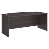 (Scratch & Dent) Bush Business Furniture Studio C Bow Front Desk, 72"W x 36"D , Storm Gray