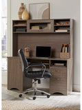 Realspace Outlet Pelingo 56"W Desk With Hutch, Gray
