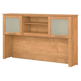 Bush Furniture Outlet Somerset Hutch for L Shaped Desk, 60"W, Maple Cross