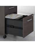 kathy ireland Office by Bush Method 20"D Vertical 3-Drawer Mobile File Cabinet, Storm Gray