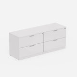 Sheridan Credenza 72"W x 22"D With 4-Drawer Lateral File - White