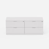 Sheridan Credenza 72"W x 22"D With 4-Drawer Lateral File - White