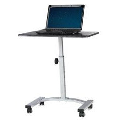 Realspace Outlet  Height-Adjustable Mobile Laptop Cart, 33 1/4