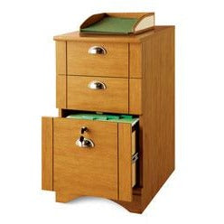 Realspace Outlet Dawson 3-Drawer Vertical File Cabinet, 29"H x 15 1/2"W x 21 3/4"D, Canyon Maple, 500778