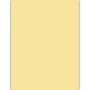 Springhill Opaque Cover Stock Paper, 8.5" x 11", Canary Yellow, 65lb (Case or Ream)