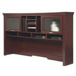 (Scratch & Dent) Realspace Outlet Magellan Performance Collection Hutch, 40 1/2"H x 70 9/10"W x 12 9/10"D, Cherry