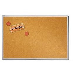 OF4S Quartet Outlet Education Cork Bulletin Board With Aluminum Frame, 48" x 72", 681176