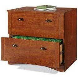(Scratch and Dent) Realspace Outlet Dawson 30"W 2-Drawer Lateral File Cabinet, Brushed Maple