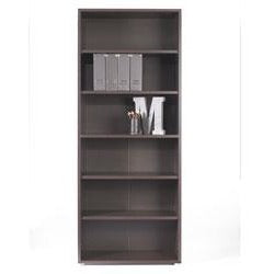 Tvilum-Scanbirk Outlet Prima 6-Shelf Bookcase, 87 1/4"H x 35"W x 15 3/4"D, Coffee