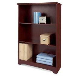 Realspace Outlet Magellan Collection 3-Shelf Bookcase, Classic Cherry