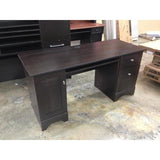 (Scratch and Dent) Realspace Outlet Dawson 60"W Computer Desk, Cinnamon Cherry