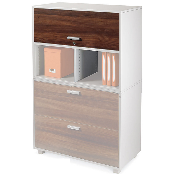 WorkPro Outlet ModOffice Cabinet Door With Divider, 12 5/8