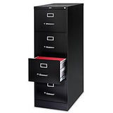 (Scratch & Dent) WorkPro Outlet 26-1/2"D Vertical 4-Drawer Letter-Size File Cabinet, Metal, Black