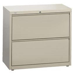 (Scratch & Dent) Realspace PRO Outlet Steel Lateral File, 2-Drawer, 28"H x 30"W x 18 5/8"D, Putty