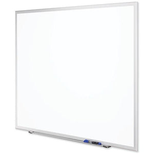 Quartet Dry-Erase Board With Anodized Aluminum Frame, 36" x 60", White Board, Silver Frame