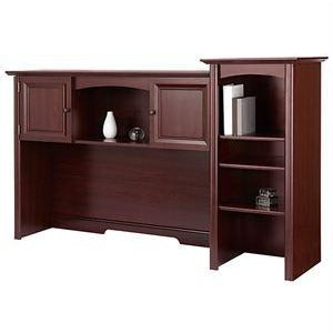 Realspace Outlet Broadstreet Hutch With Doors, Cherry