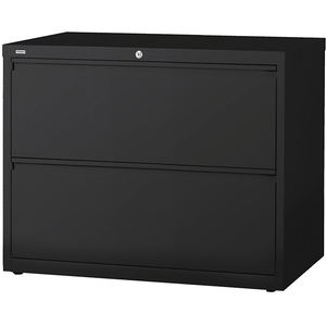 (Scratch & Dent) Realspace PRO Steel Lateral File, 2-Drawer, 28"H x 36"W x 18 5/8"D, Black