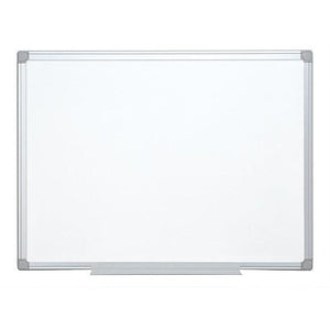 FORAY Aluminum-Framed Dry-Erase Board, 36" x 48", White Board, Silver Frame