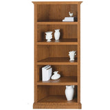 Realspace Outlet Premium Wide Bookcase, 5-Shelf, 72 1/8"H x 35 3/8"W x 13 5/8"D, Carolina