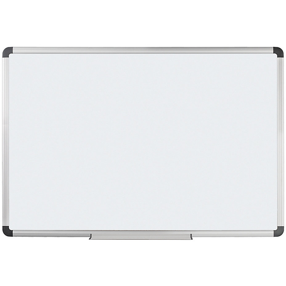 Foray Magnetic Dry-Erase Board With Aluminum Frame, 48