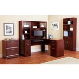 (Scratch & Dent) Realspace Outlet Magellan Collection Hutch, 33 5/8''H x 58''W x 11 5/8''D, Classic Cherry