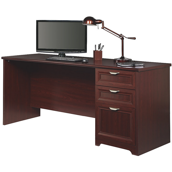 Realspace Outlet Magellan Performance Straight Desk, Cherry
