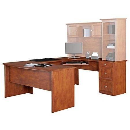 (Scratch and Dent) Broadstreet Outlet Contoured U-Shaped Desk, 65