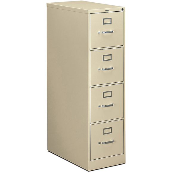 HON 310-Series 4-Drawer Letter File, Putty