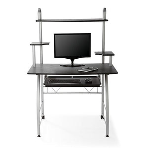Zillope II Computer Desk, 56 1/4"H x 39 3/8"W x 23 3/4"D, Black