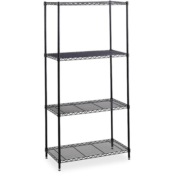 Safco Outlet Industrial Wire Shelving Starter Unit, 36
