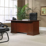 (Scratch & Dent) Sauder Heritage Hill Outlet Executive Desk, 29 3/4''H x 70 1/2''W x 35 1/2''D, Classic Cherry