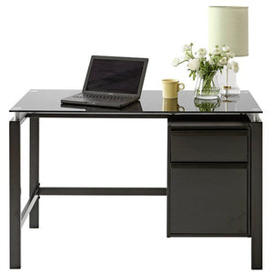 Realspace Outlet Lake Point 46"W Writing Desk, Black