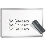 Foray Outlet Aluminum-Framed Dry-Erase Board With Marker, 24" x 36", White Board, Silver Frame