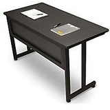 OFM Outlet 24"D Modular Training Table, Graphite