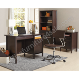 Realspace Outlet Chase 47"W Writing Desk,  Espresso