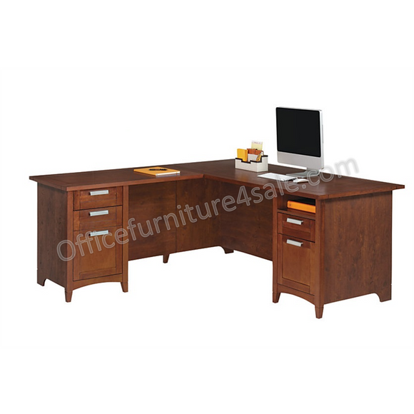 Realspace Marbury Outlet L-Shaped Desk, 29 1/3