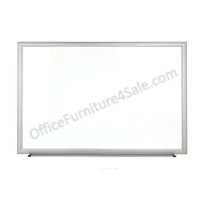 FORAY Outlet Magnetic Dry-Erase Boards With Aluminum Frame, Melamine Board, 48" x 72", White Board, Silver Frame