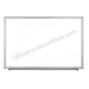 FORAY Outlet Magnetic Dry-Erase Boards With Aluminum Frame, Melamine Board, 48" x 96", White Board, Silver Frame