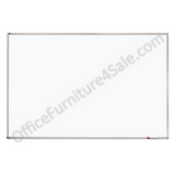 Quartet Outlet Porcelain Aluminum-Frame Magnetic Dry Erase Board, 48'' x 96''