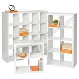 Brenton Studio Outlet Veneer 4-Cube Bookcase, White