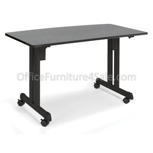 OFM Outlet Modular Utility Table, 27 1/2"H x 48"W x 24"D, Graphite